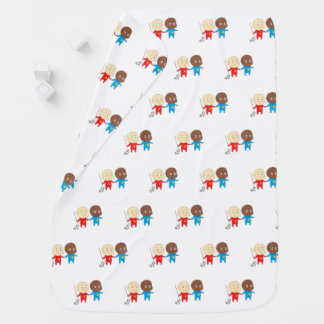 Cutieful Kids Art Design St. Nicolas Sinterklaas Stroller Blanket