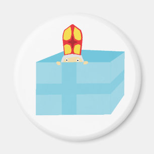 Cutieful Kids Art Funny St. Nicholas Sinterklaas Magnet