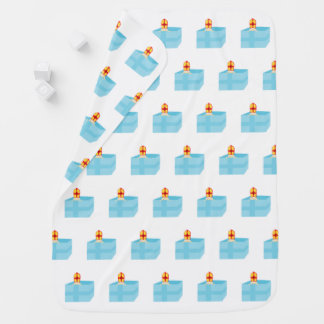 Cutieful Kids Art Funny St. Nicolas Sinterklaas Receiving Blanket