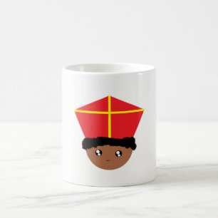 Cutieful Kids Art St. Nicholas Miter Zwarte Piet Coffee Mug