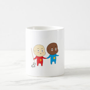 Cutieful Kids Art St. Nick Sinterklaas Babies Coffee Mug