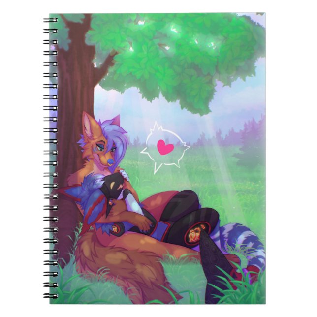 Cuties cuddling notebook (Front)