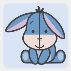 Cuties Eeyore Square Sticker