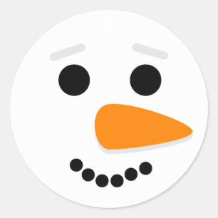 Cuties Frosty Snowman Merry Christmas Sticker