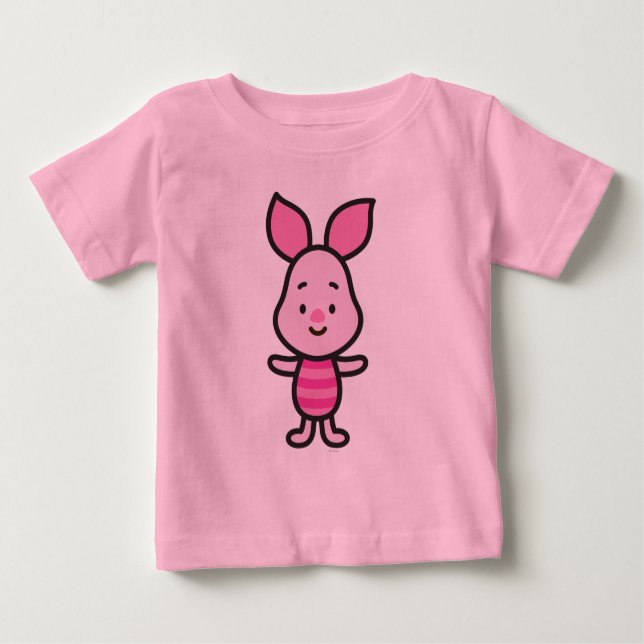 Cuties Piglet Baby T-Shirt (Front)