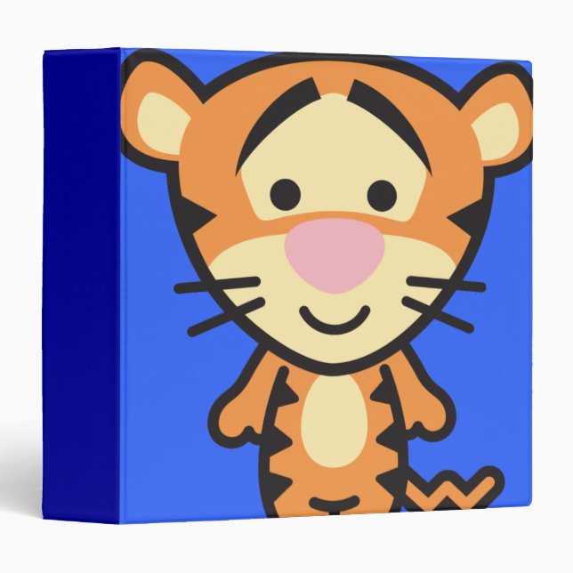 Cuties Tigger 3 Ring Binder (Front/Spine)