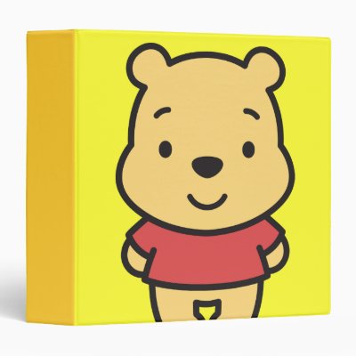 Cuties Winnie the Pooh Binder