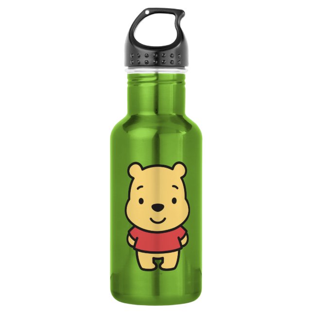 Cuties Winnie the Pooh Stainless Steel Water Bottle (Front)