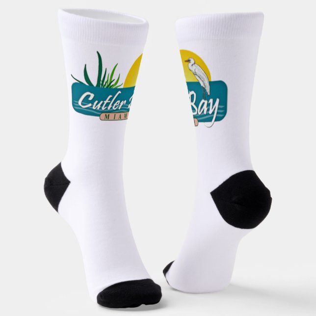 Cutler Bay (Florida) city flag Socks (Angled)