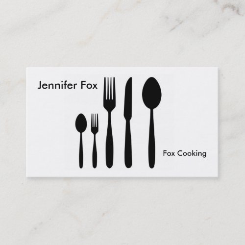 Cutlery Business Card