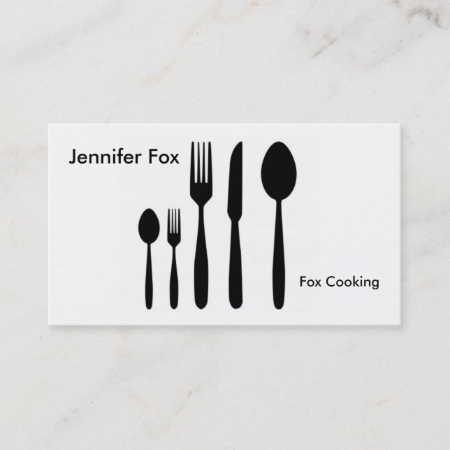 Cutlery Business Card (Front)