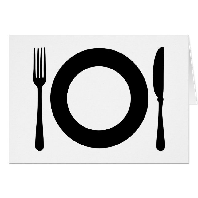 Cutlery - Plate Cards (Front Horizontal)