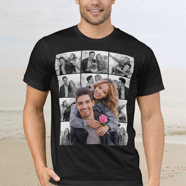 Cutout Photo Collage For Couple T-Shirt (Creator Uploaded)