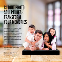 Cutout Photo Sculptures - Transform Your Memories