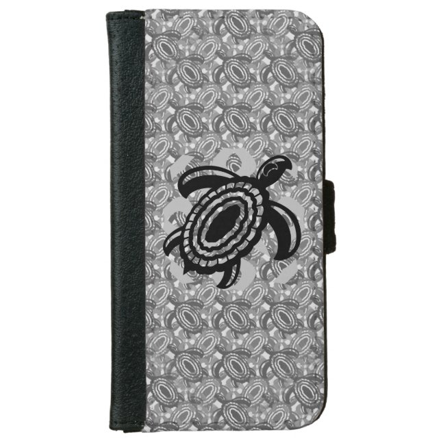 Cutout Turtle iPhone Wallet Case (Front)