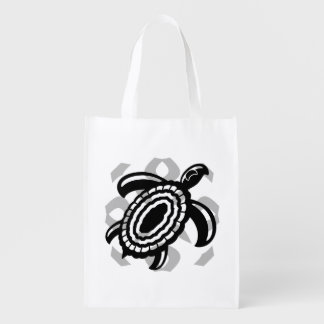 Cutout Turtle Reusable Grocery Bags
