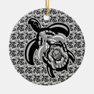 Cutout Turtle Round Ornament