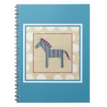 Cutout Zebra on Cream Background Notebook