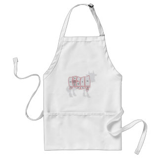 Cuts of Beef Adult Apron