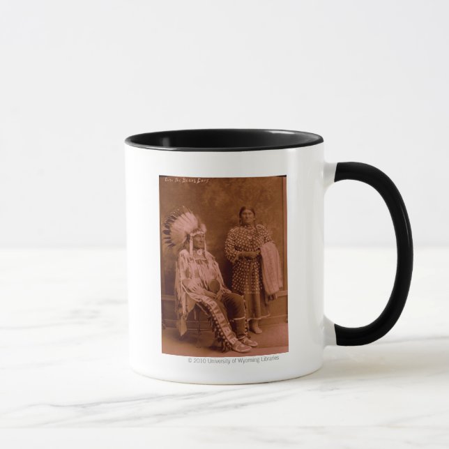 Cuts The Bear's Ears and Wife - Crow Mug (Right)