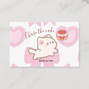 Cutsey bakery business card