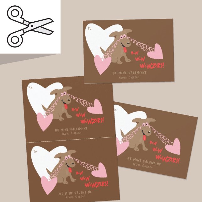 Cuttable Funny Dog Valentine Card Pair (Creator Uploaded)