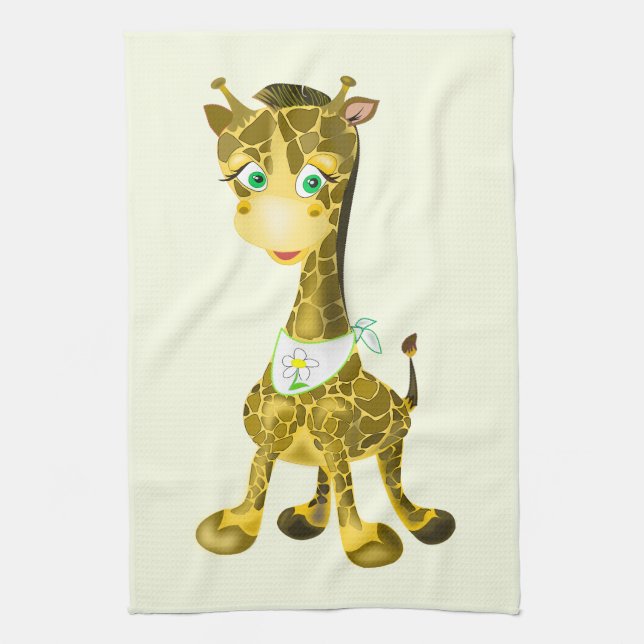 Cutte Giraffe Kitchen Towel (Vertical)