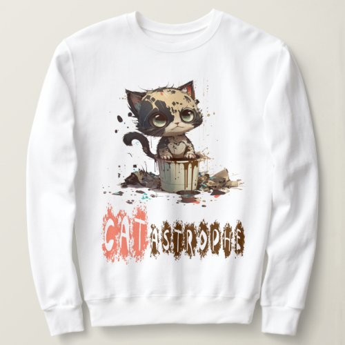 Cuttest Catastrophic Kitten Chaos Sweatshirt