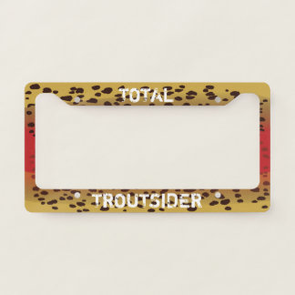 Cutthroat Trout License Plate Frame