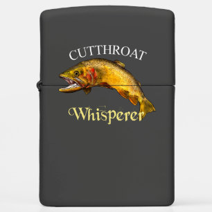 Cutthroat Trout Whisperer Dark Zippo Lighter