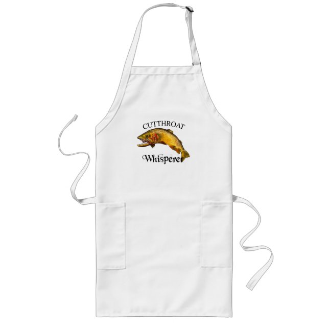Cutthroat Trout Whisperer Light Long Apron (Front)