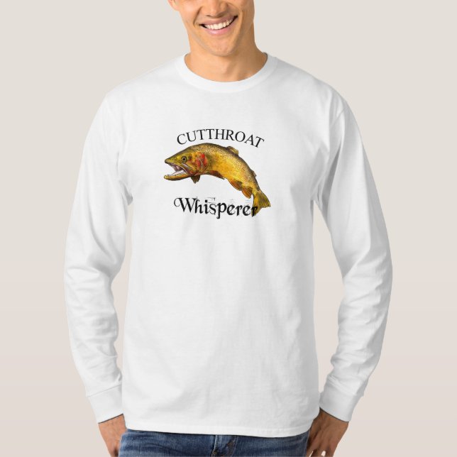 Cutthroat Trout Whisperer Light Long Sleeve T-Shirt (Front)