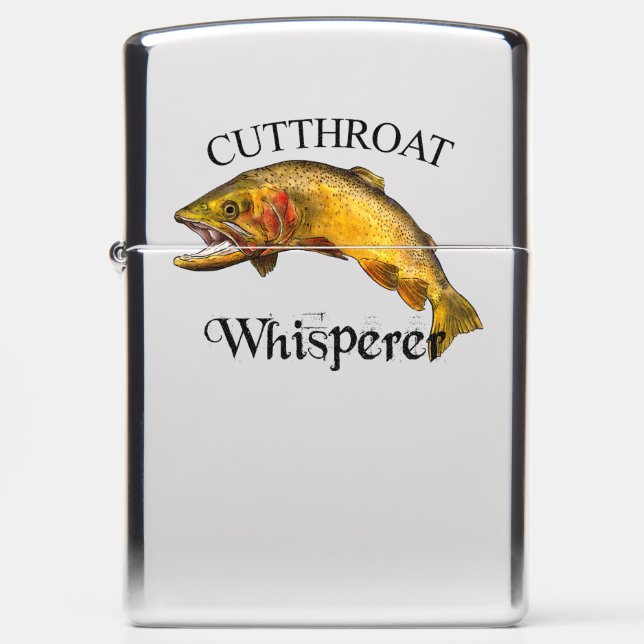 Cutthroat Trout Whisperer Light Zippo Lighter (Front)