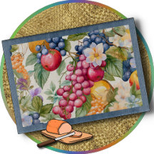 CUTTING BOARD - Covered in Colorful Fruit