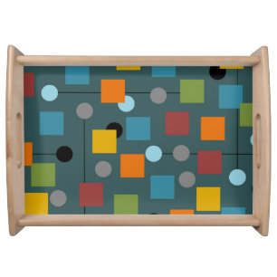 Cutting Board - Mid-Century Modern 1.3 Seamless Serving Tray