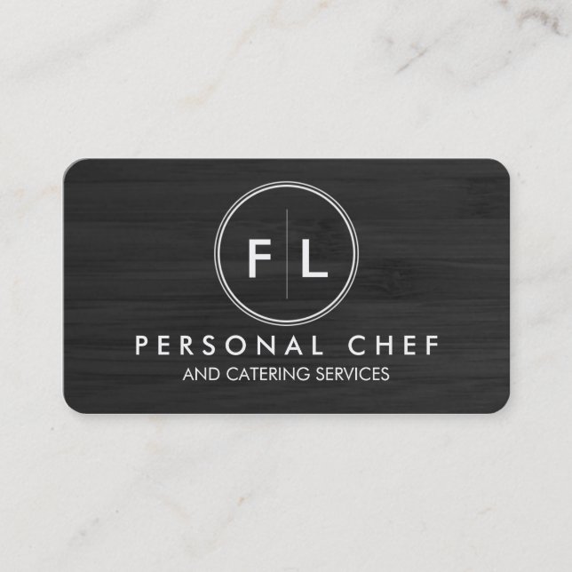 Cutting Board Personal Chef/Catering Business Card (Front)