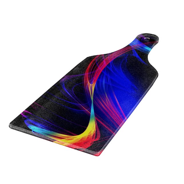 Cutting Board with Colorful Lights (Corner)