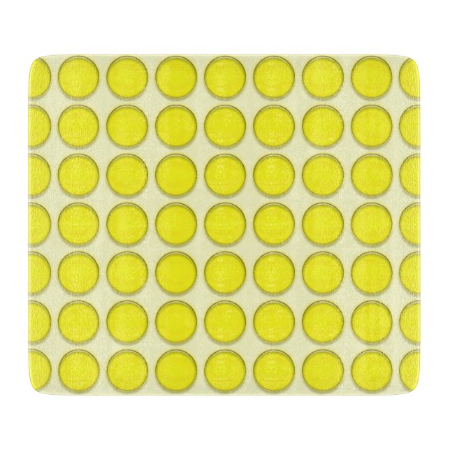 Cutting Board - Yellow Dots (Front)