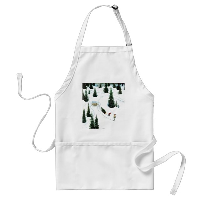 Cutting Down the Tree Adult Apron (Front)