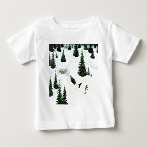 Cutting Down the Tree Baby T_Shirt
