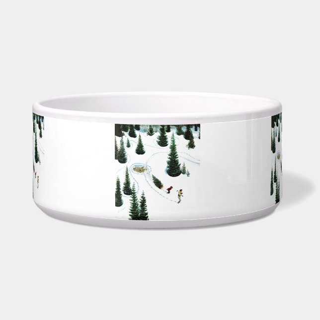 Cutting Down the Tree Bowl (Front)