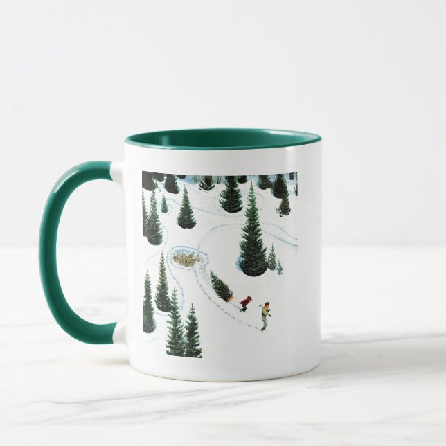 Cutting Down the Tree Mug (Left)