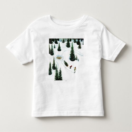 Cutting Down the Tree Toddler T_shirt