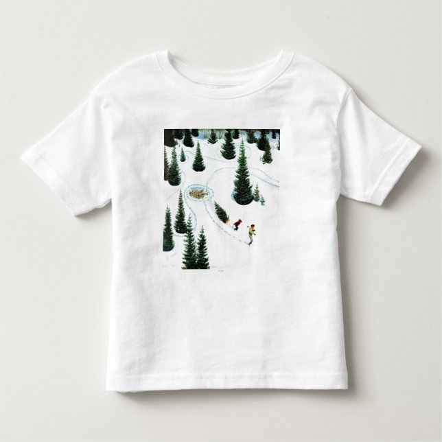 Cutting Down the Tree Toddler T-shirt (Front)