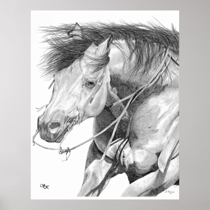 Cutting Horse Poster