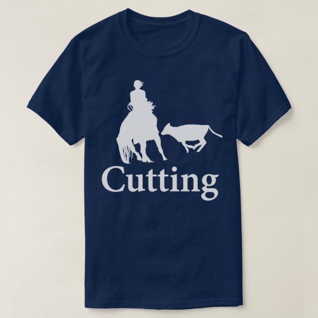 Cutting Horse  T-Shirt (Design Front)