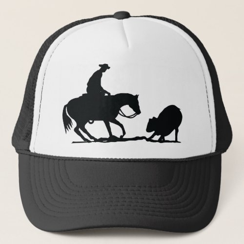 Cutting Horse Trucker Hat