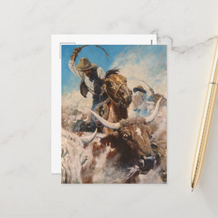 Cutting Out by Newell Convers Wyeth Holiday Postcard