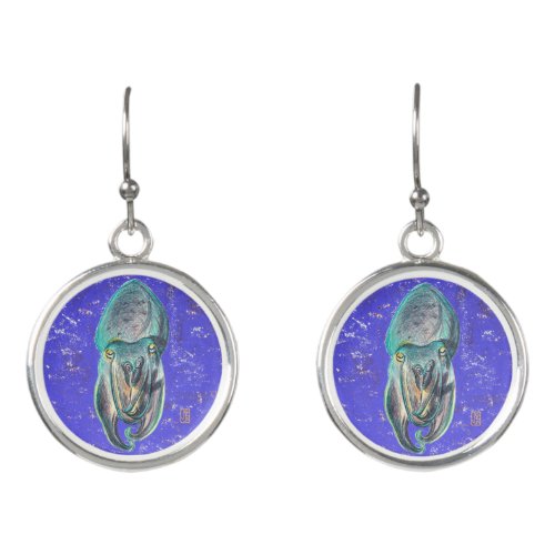 Cuttlefish Its my planet too Earrings