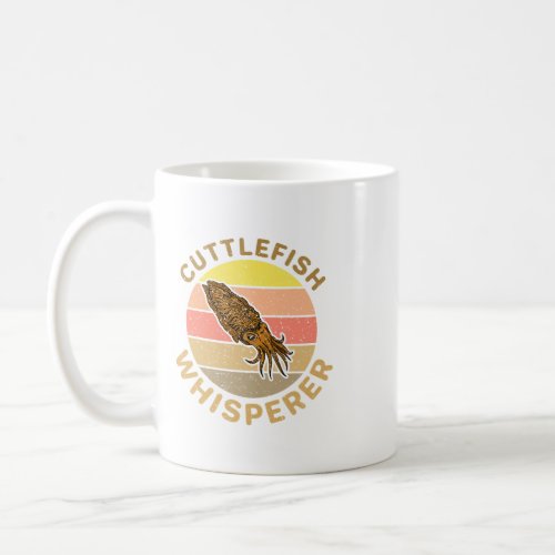 Cuttlefish marine biologist underwater seabed biol coffee mug